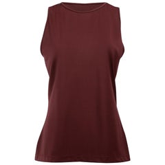 Burgundy Tank Top Size L