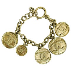 Chanel Vintage 'CC' Logo Coin Bracelet