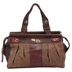 Etro Brown Leather Shoulder Bag