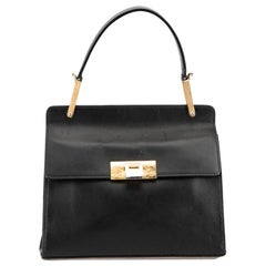 Balenciaga Black Leather Le Dix Bag