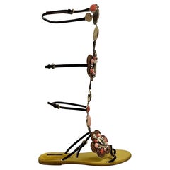 Sandales gladiateur embellies Louis Vuitton