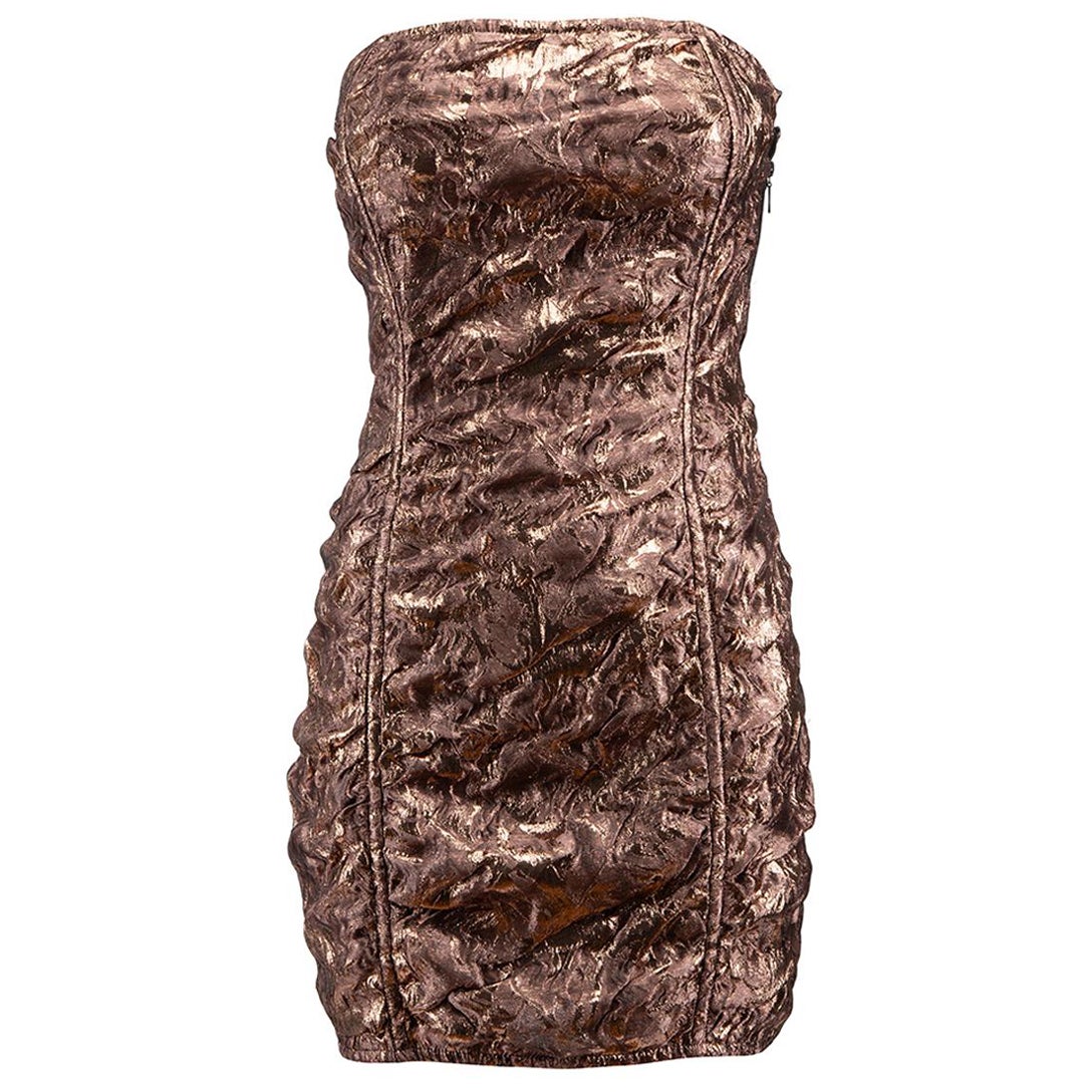 Redemption Metallic Mini Tube Darien Dress Size XS For Sale