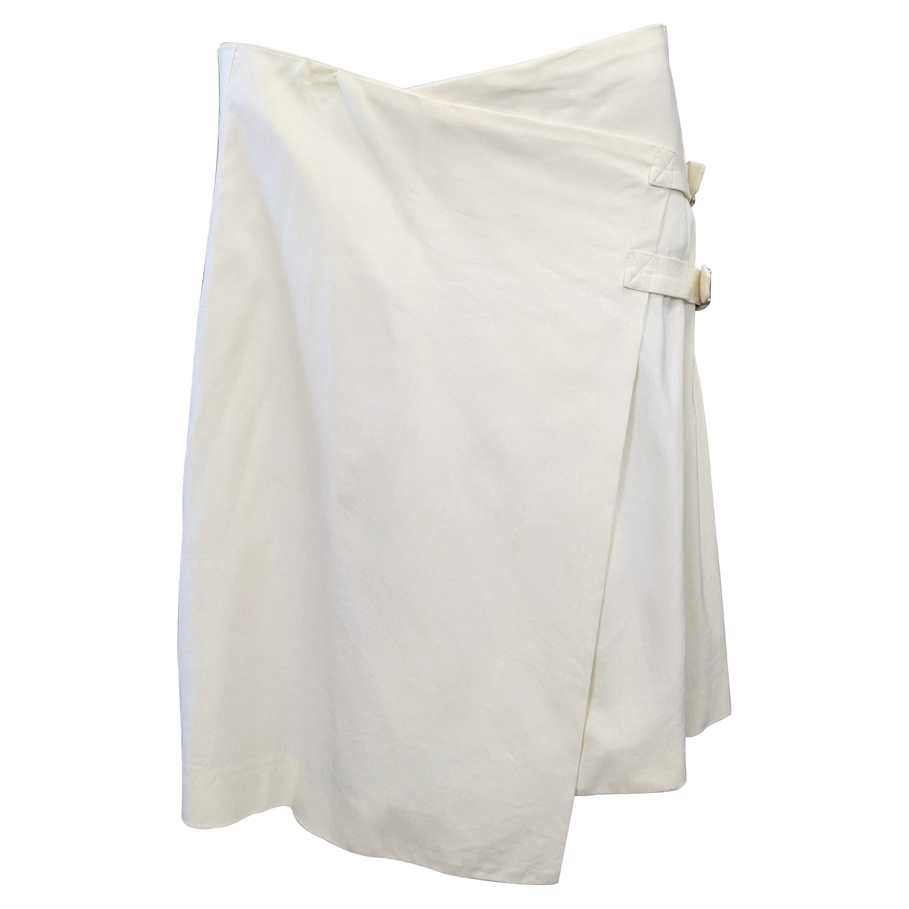 John Galliano Spring/Summer 2000 Asymmetrical Wrap Kilt Skirt