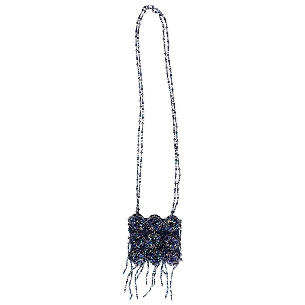 Erickson Beamon Evening Bag of Iridescent Beads For Sale