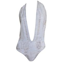New Balmain Plunge Swimsuit 7