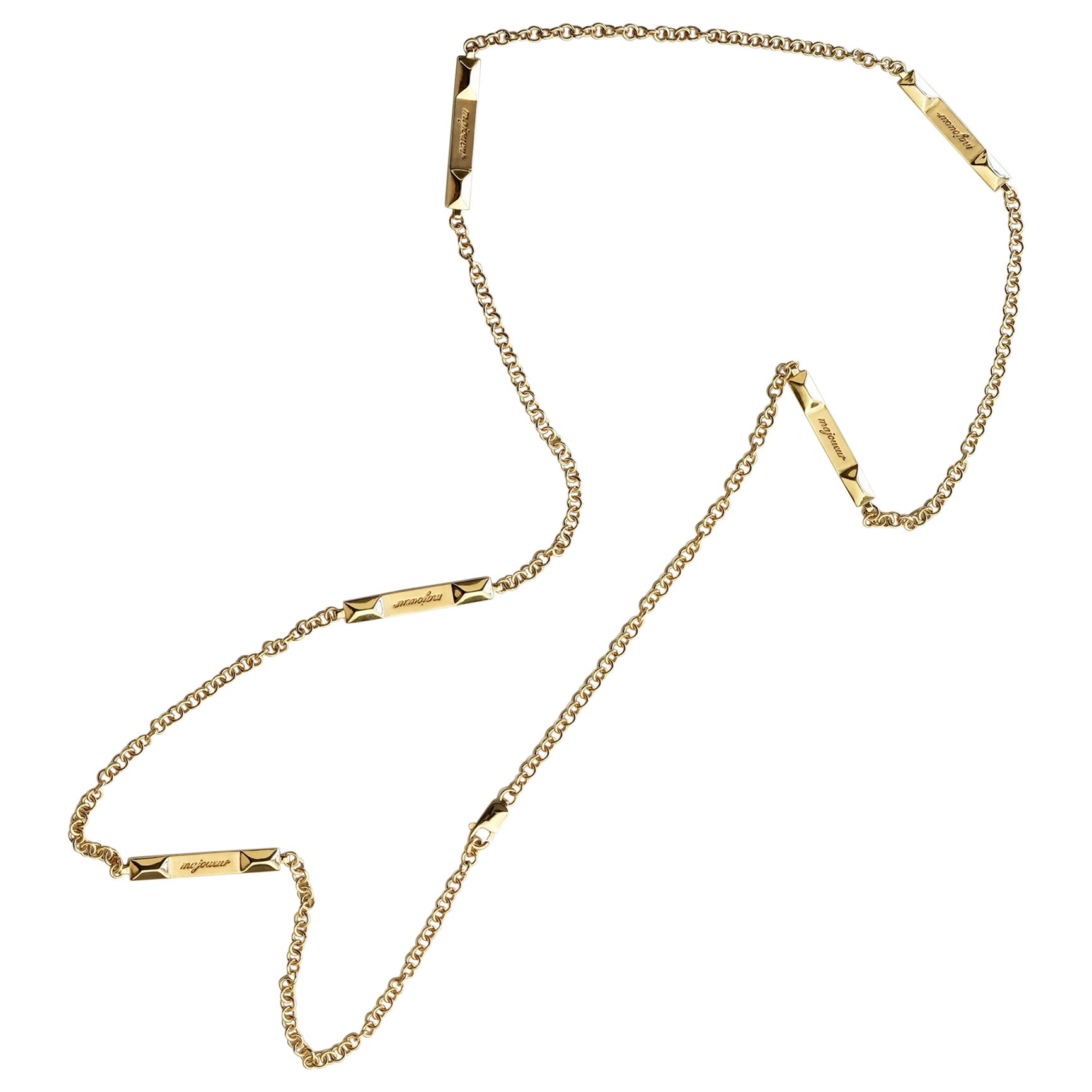 The Signature Long Necklace im Angebot