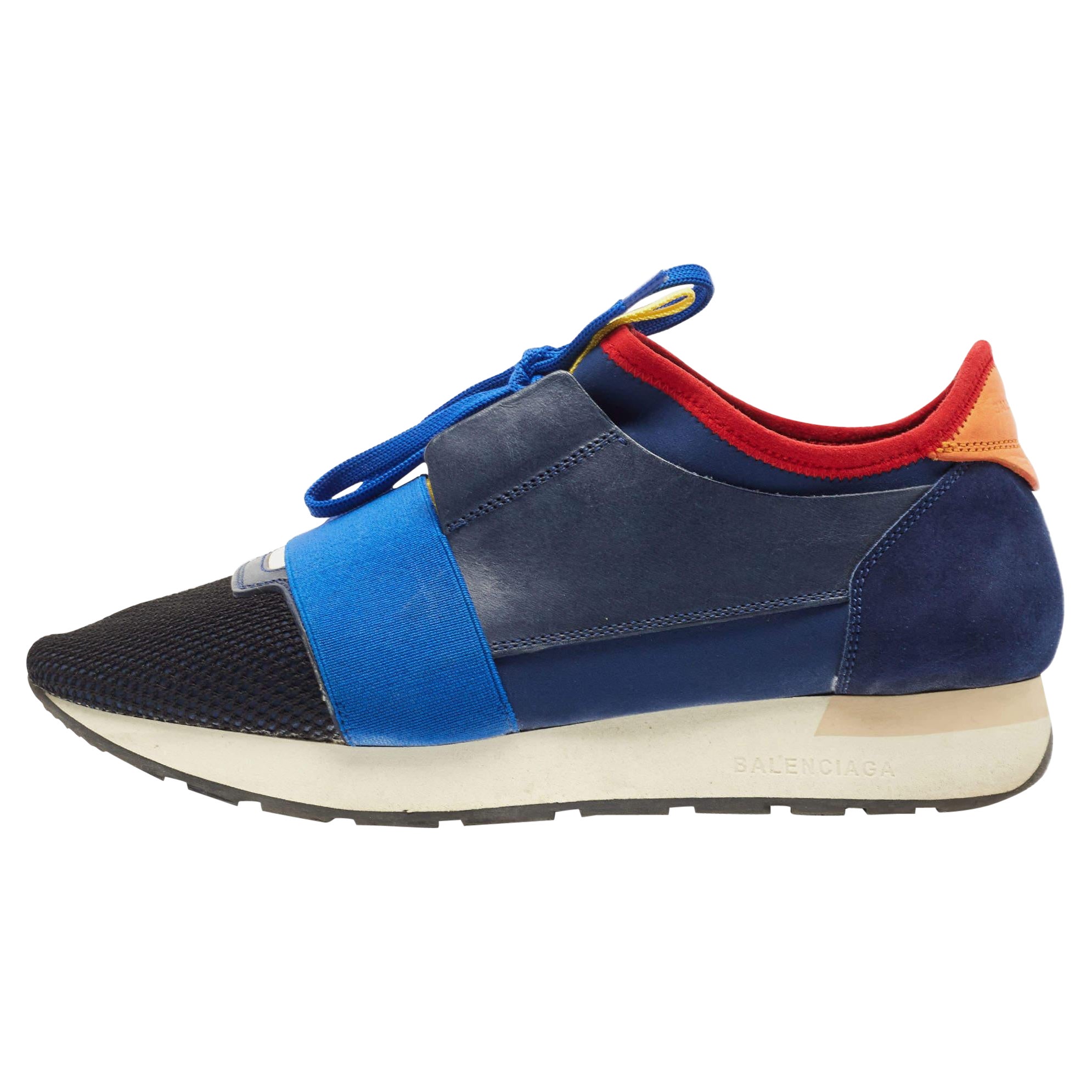 All blue shop balenciaga race runners