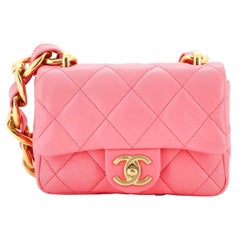 Chanel Pink Mini Bag - 73 For Sale on 1stDibs  chanel pink square mini, pink  chanel bag, chanel mini rectangular pink