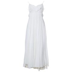 Exquisite Madame Gres Style Pleated Chiffon Dress 3