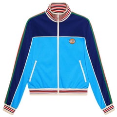 Gucci Technical Jersey Web Stripe Track Jacket