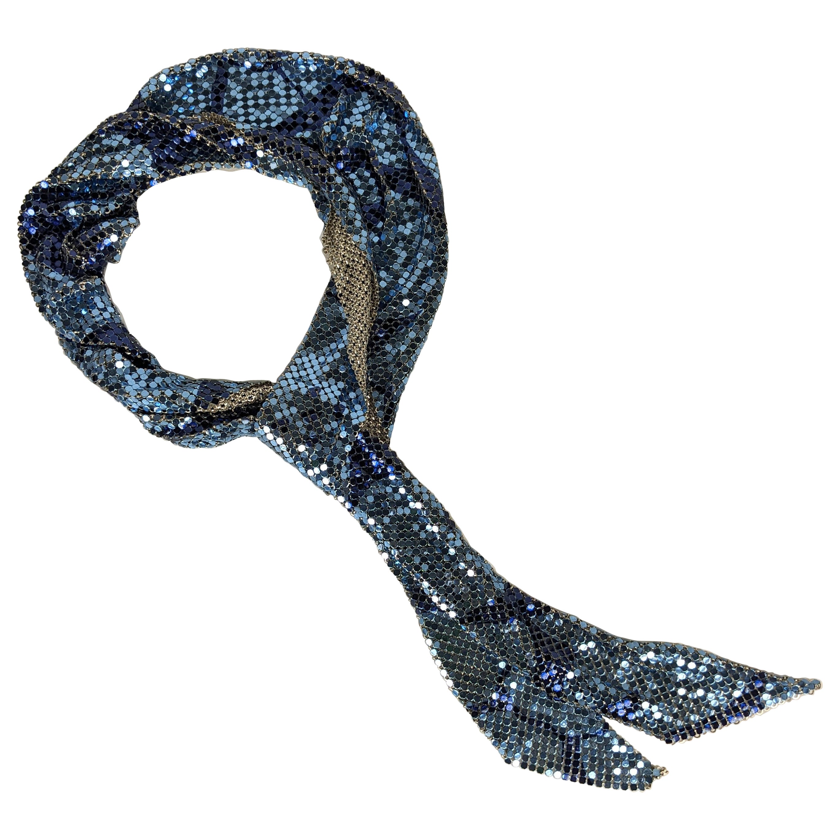 Enamel Metal Mesh Neck Scarf, Whiting Davis