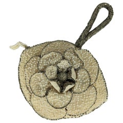 Charming Art Deco Beaded Flower Bag