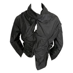 2006 COMME DES GARCONS black ruched jacket
