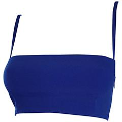 Vintage Gianni Versace Royal Colbolt Blue 1990s 90s Sexy Crop Top Bodycon 12