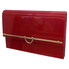 1960s Luisa Red Shoulder Bag