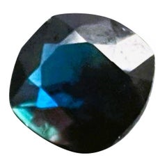 3.83ct Natural Untreated Blue Round Cut Sapphire Loose gemstone 