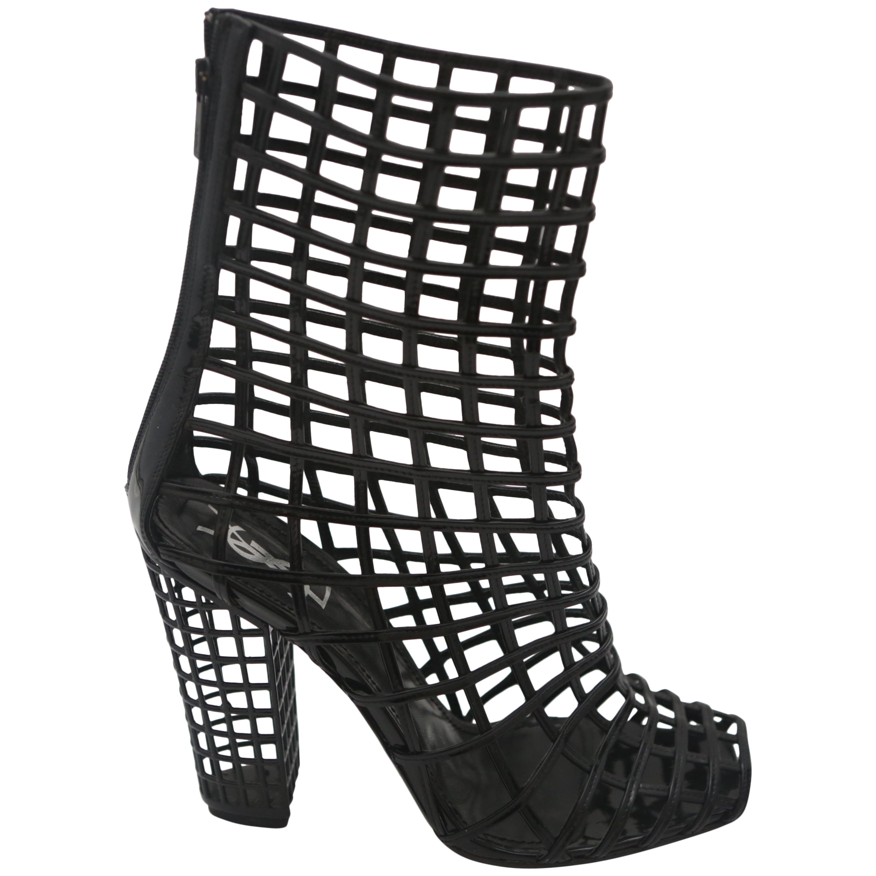 ysl cage booties
