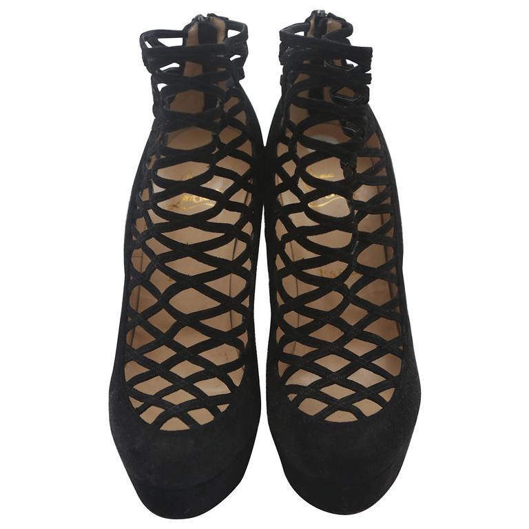 caged booties caged booties