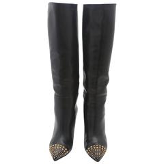 Gucci Gold Stud Toe Boots 1