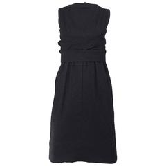 Timeless late 60s Givenchy haute couture little black dress - museum worthy 2