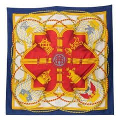 Pañuelo de seda Hermes Grande Tenue by H d Origny