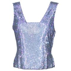 Gianni Versace Strass Tank Top Vintage