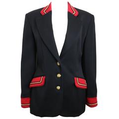 Alberta Ferretti Studio Black Officer Jacket 5