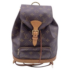 Louis Vuitton - Sac à dos Montsouris MM vintage en toile avec monogramme