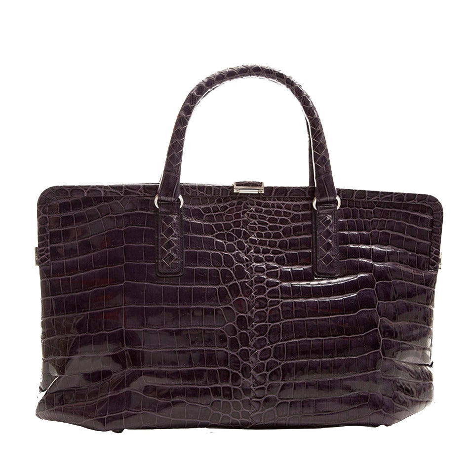 Bottega Veneta Purple Handbag