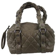 Gorgeous Chanel Lady Braid Bag in Lambskin Quilted Leather