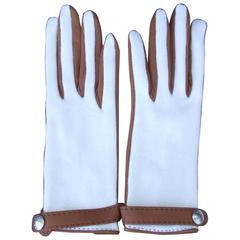 Hermes Women Gloves Helsinki Cashmere and Leather Size 6,5 1