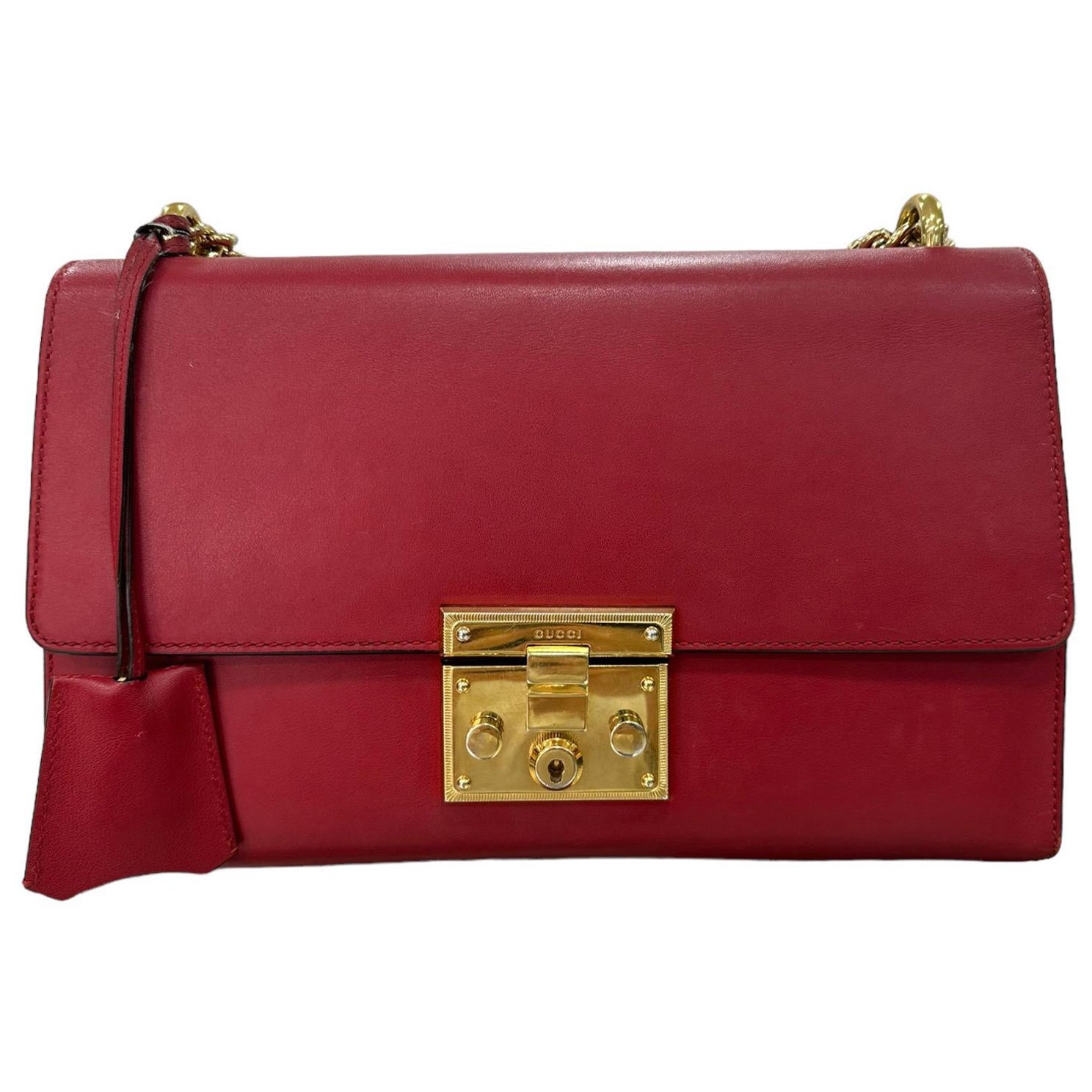 Borsa A Tracolla Gucci Padlock Rossa