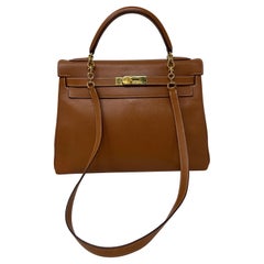 Kelly 32 Tasche aus Gold von Hermès
