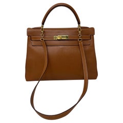 Hermes Gold Kelly 32 Bag 