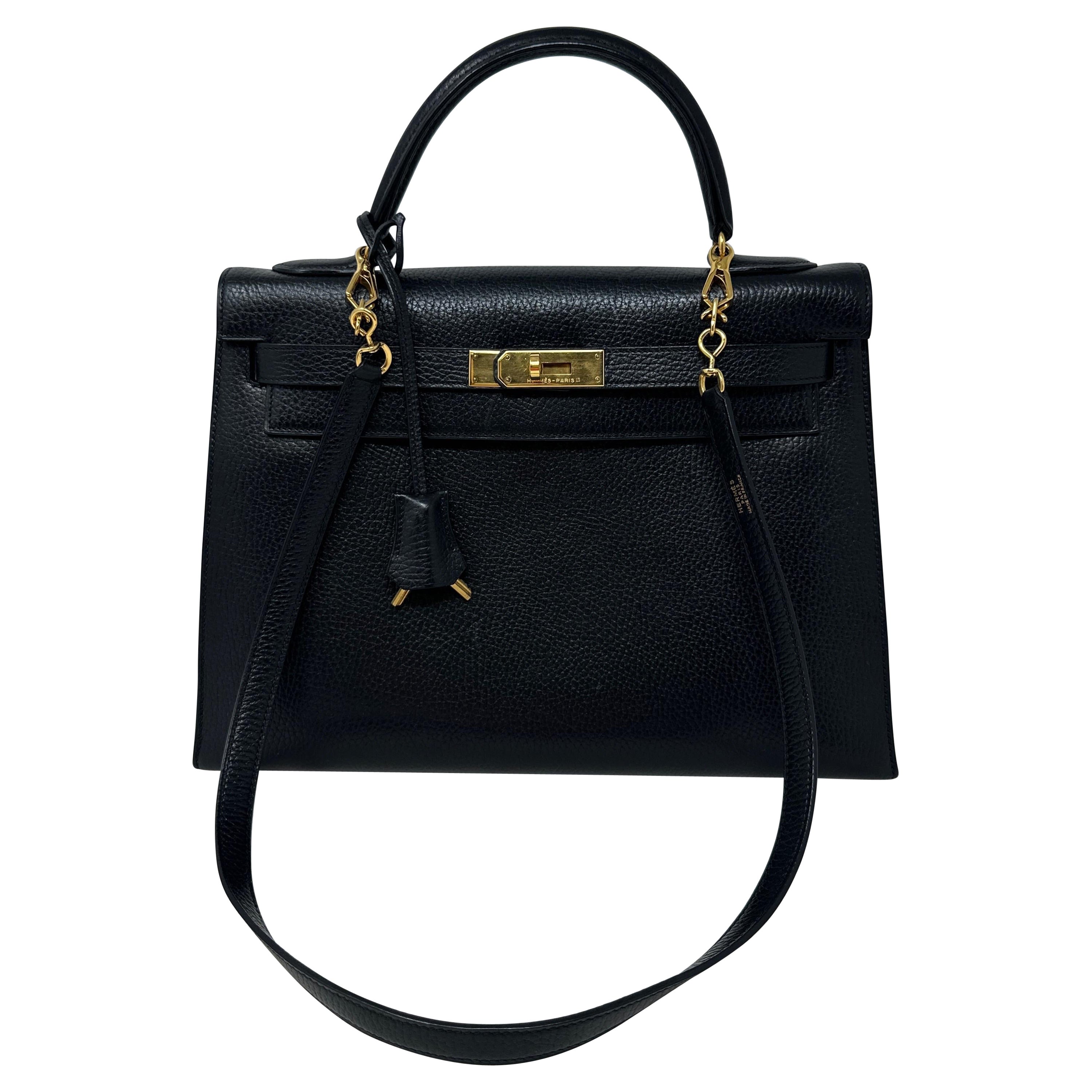 Hermes, Bags, Herms Fourre Tout Pm Small Black Gray Bag