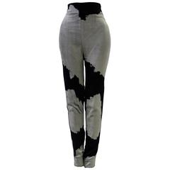 Rare Gianni Versace Couture Printed Pants Fall 1990 8
