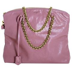 Louis Vuitton Rose Boudoir Leather Lockit Chain Bag
