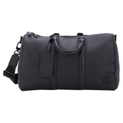 Louis Vuitton Aerogram Keepall Bandouliere Bag Leather 40