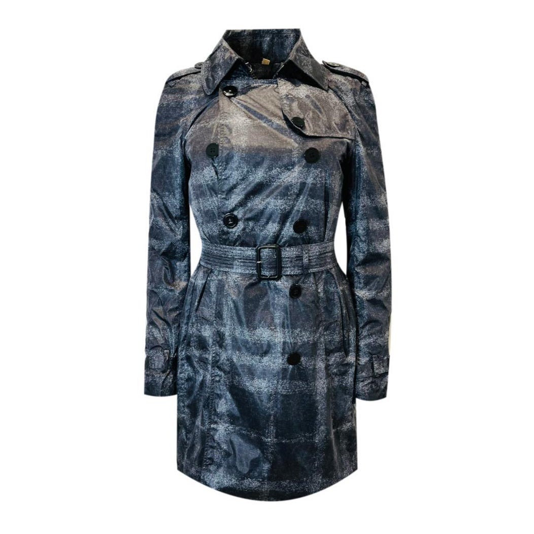 Burberry London Checked Trench Coat For Sale