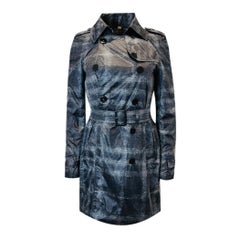 Used Burberry London Checked Trench Coat