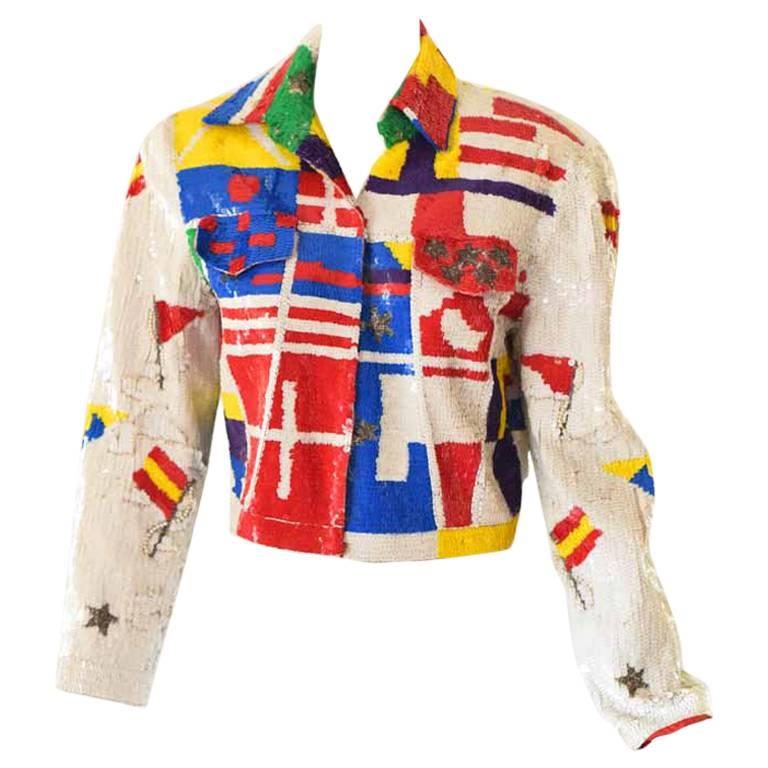 1980s Lillie Rubin Sequin Jacket