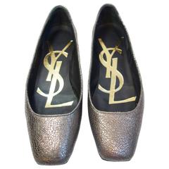 YSL YVES SAINT LAURENT SAHARIENNE VULCANO Ballet Flats Shoes Size 35