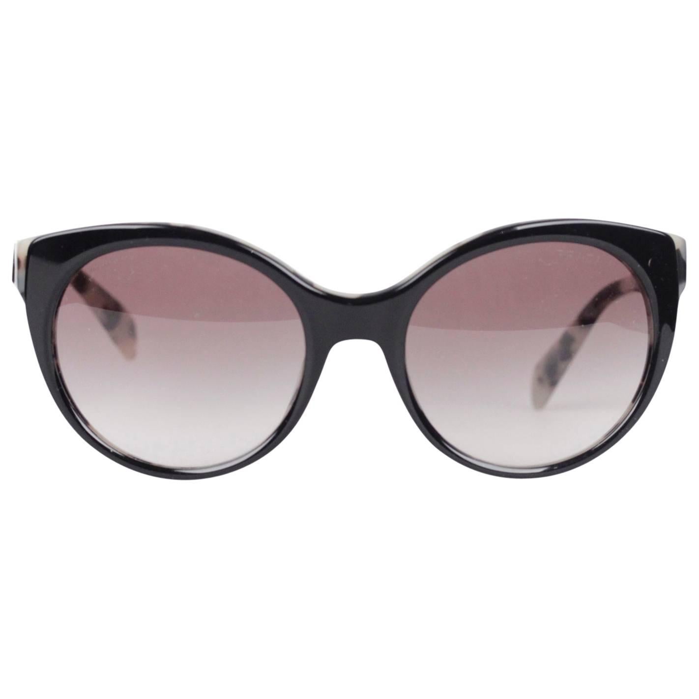 PRADA Sunglasses SPR 230 56/20 140 2N ANIMALIER pattern w/CASE & BOX