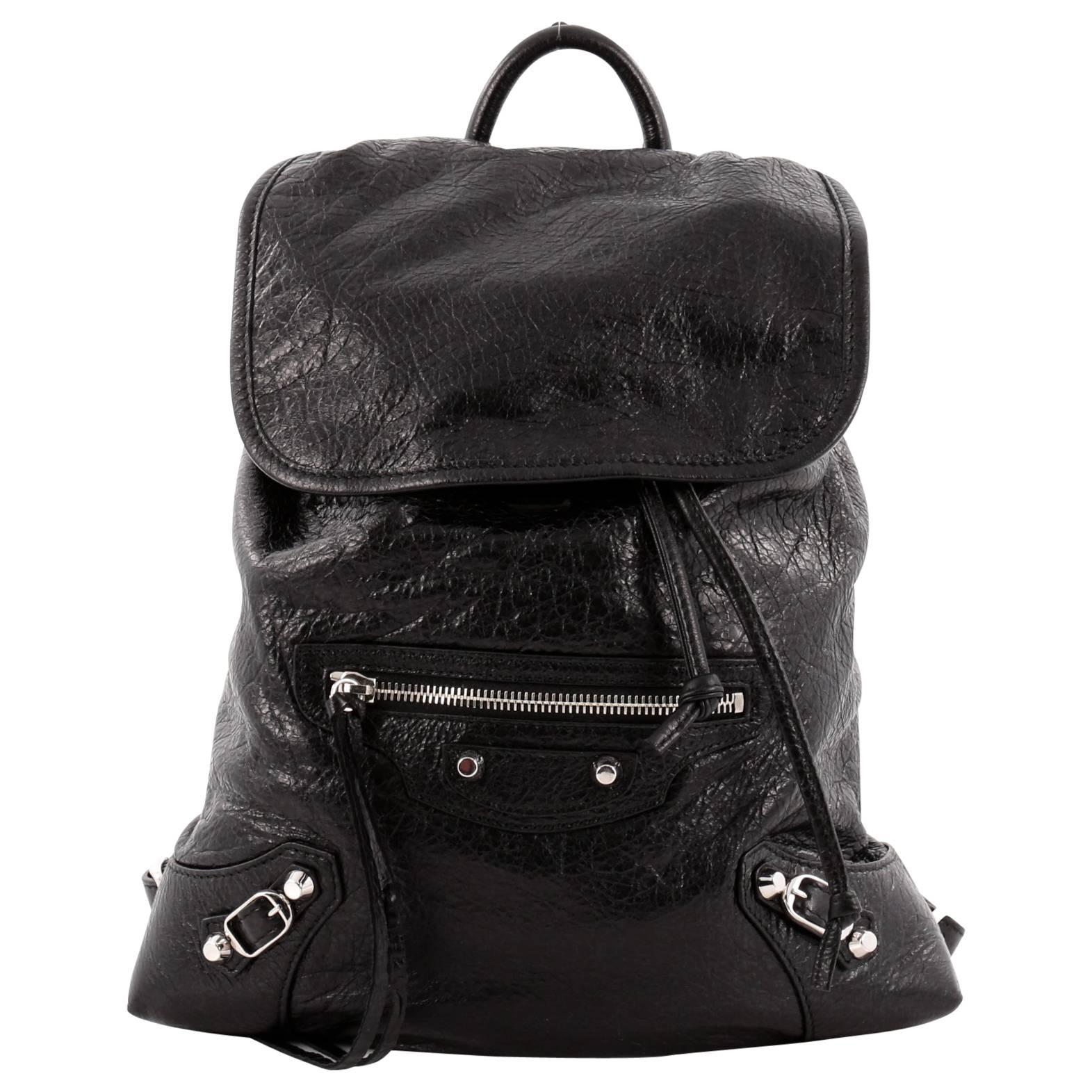 Balenciaga Classic Traveler Backpack Leather Extra Small