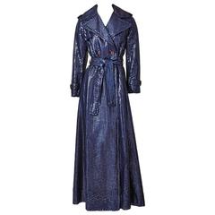 Bill Blass for Bond Street Sequined Evening Trench 1
