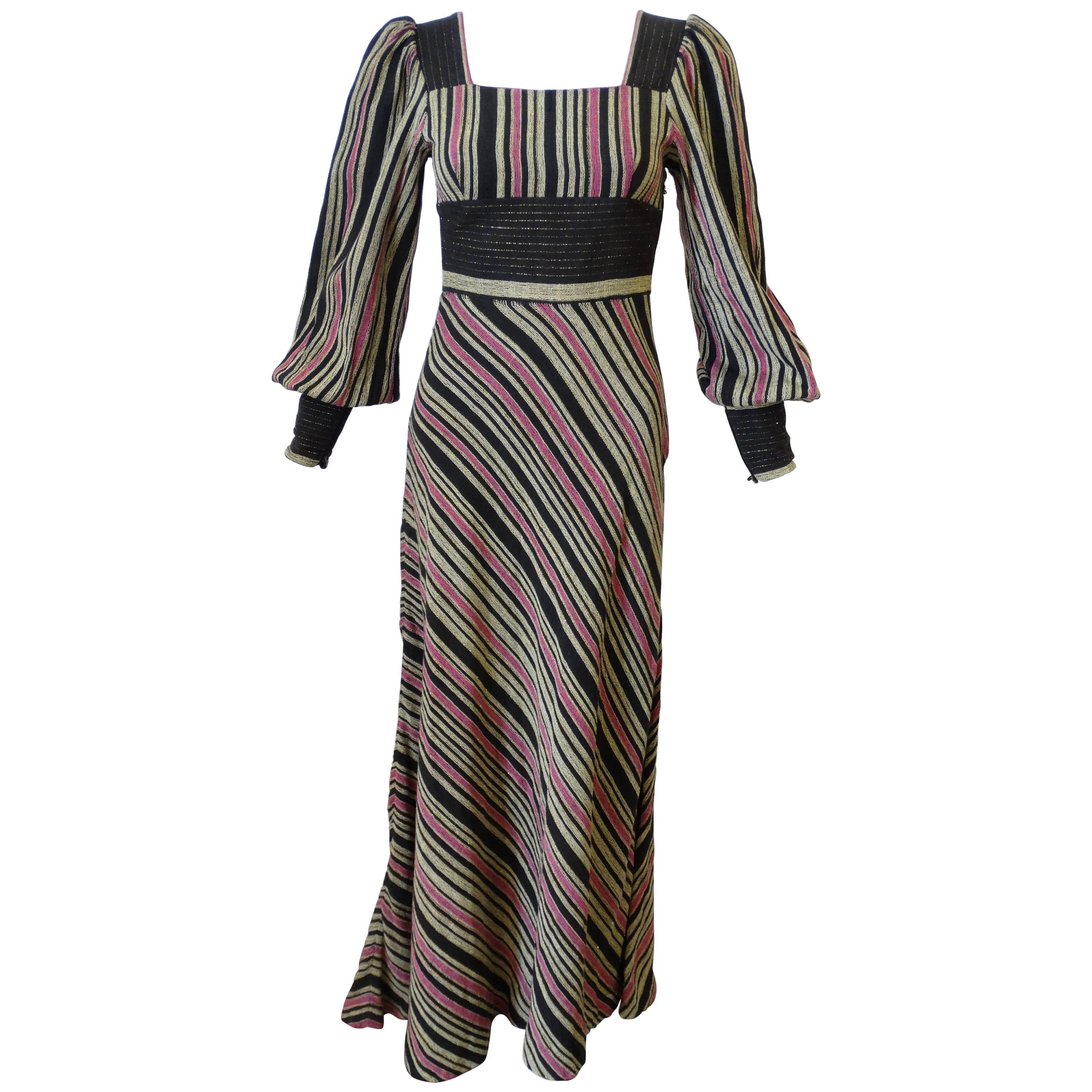 Rare 1970s Rikma Ben-Yosef Maxi Dress