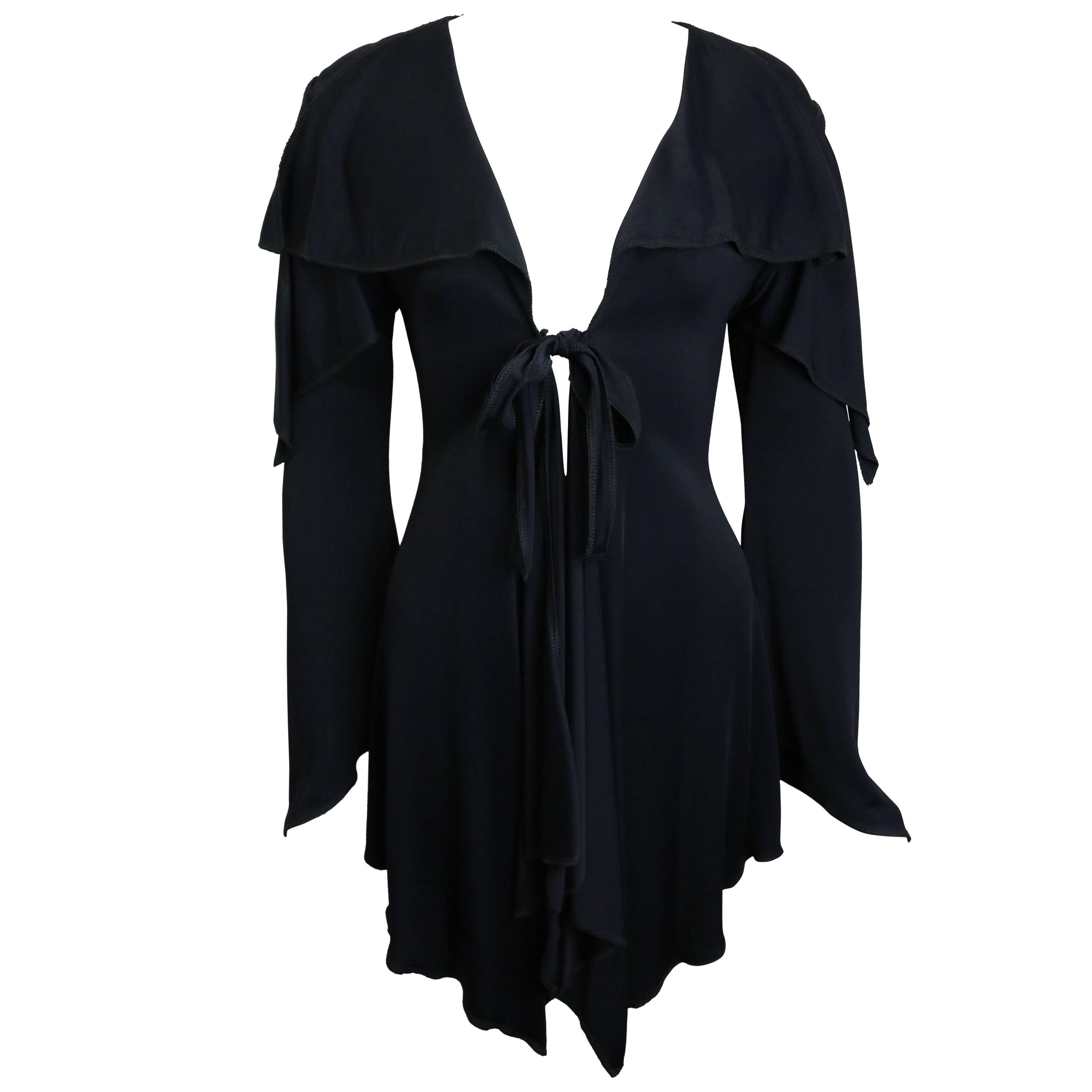 Moschino Couture - Cardigan mi-long noir en vente
