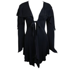 Vintage Moschino Couture Black Mid Length Cardigan