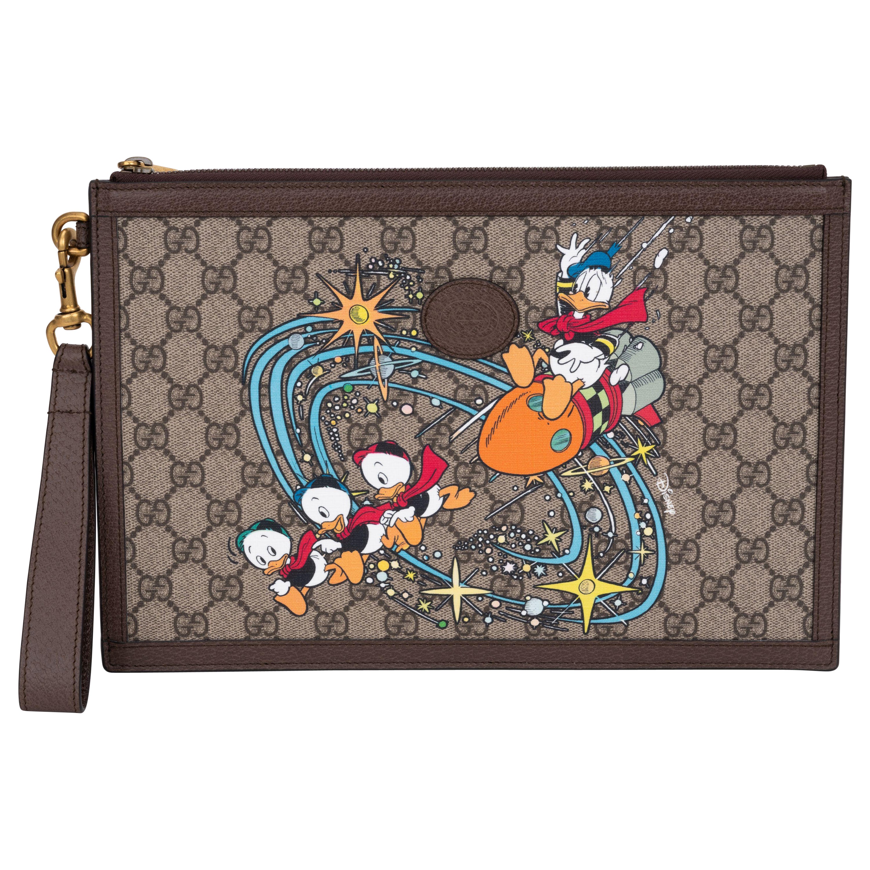 Gucci X Disney LIM.ED.Donald Duck Clutch For Sale