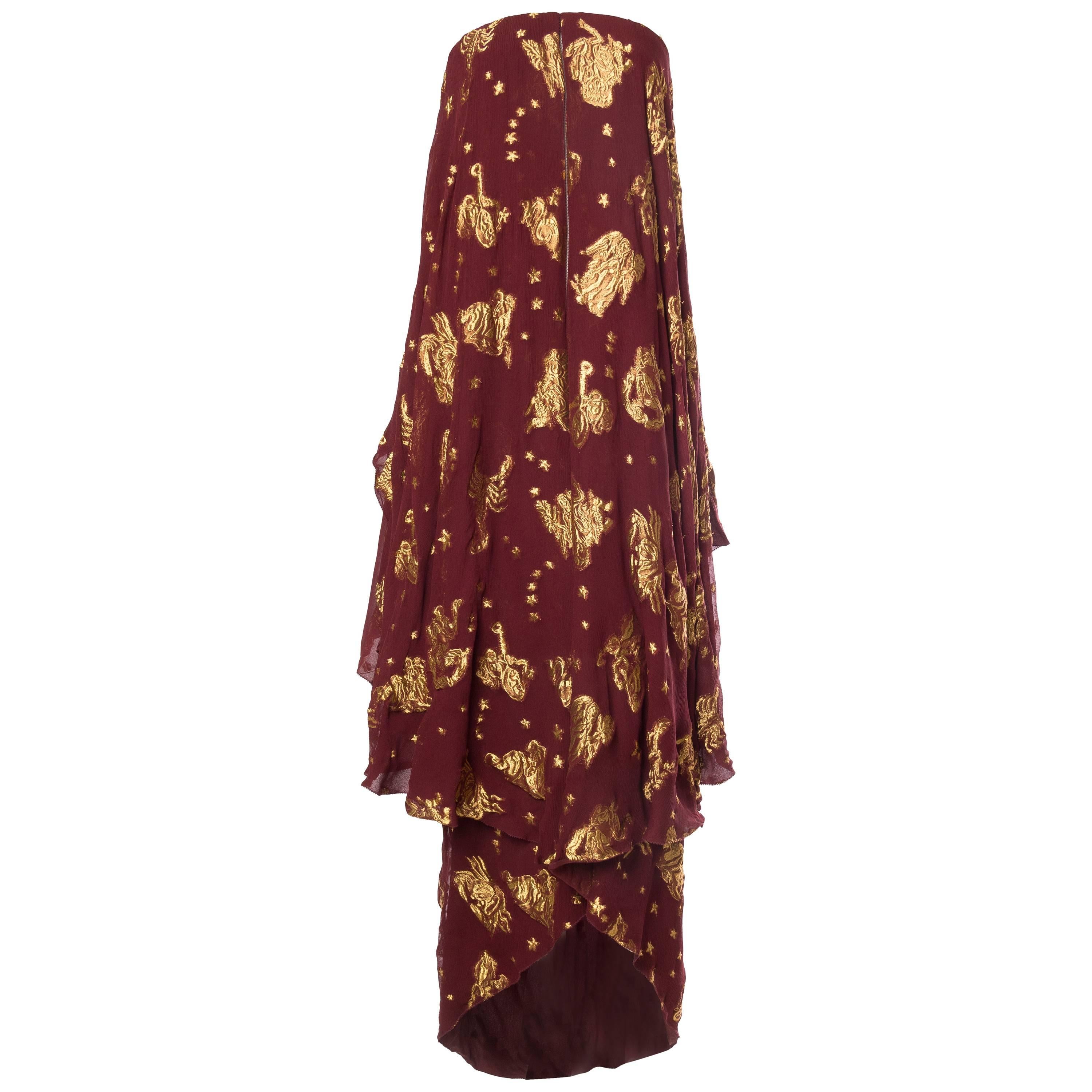 Jean Paul Gaultier Golden Astrology Skirt Dress